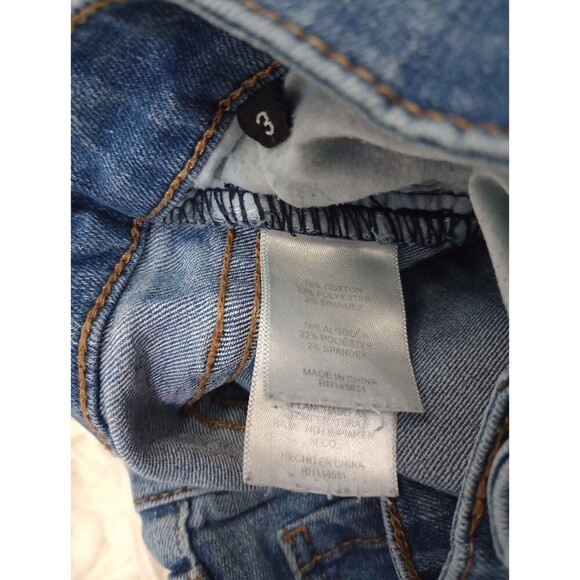 CAFE Denim Premium womens skinny jeans size 3/4 stretch low rise med wash - Picture 11 of 13